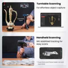 Escáner de edición estándar + kit móvil Revopoint INSPIRE 3D