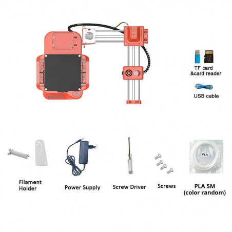 Impresora 3D EasyThreed K7 con 4 botones de actualización