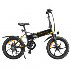 Elektryczny rower składany ADO A20+ Silnik 250 W, akumulator 10.4 Ah, czarny