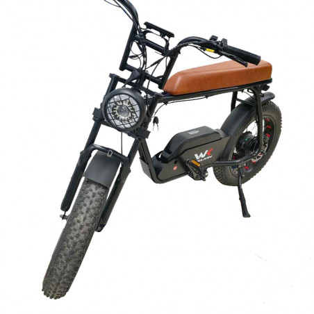 20 tommer elcykel WELKIN WKEM003 45Km/t 48V 18AH 1200W Sort