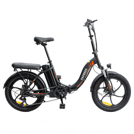 Bici elettrica FAFREES F20 con telaio pieghevole da 20 pollici E-bike - Nera