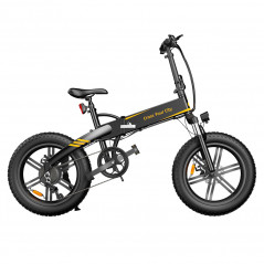 ADO A20F+ Bicicleta Eléctrica Plegable 250W Motor 10.4Ah Batería Negra