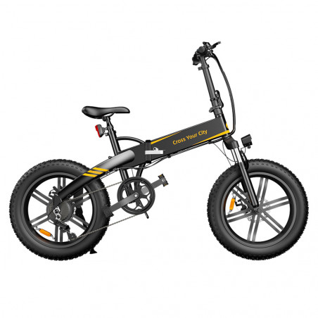 ADO A20F+ Electric Folding Bike 250W Motor 10.4Ah Battery Black