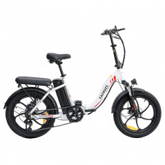 FAFREES F20 elektrische fiets 20 inch opklapbaar frame E-bike - wit