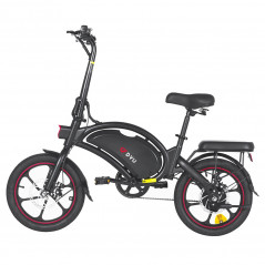 DYU D16 elektrische fiets 16 inch 250W motor 36V 10AH batterij 25 km / u snelheid