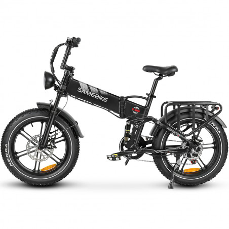 Samebike RS-A02 20-calowy rower elektryczny 1200 W 45 km/h 48 V 17 Ah czarny