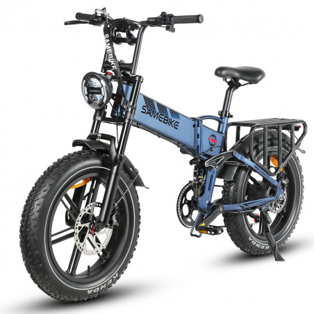 Elektrické kolo Samebike RS-A02 20 palců 1200W 45Km/h 48V 17AH modrá