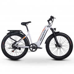 Bicicleta electrica Shengmilo MX06 alb 26 inchi 500W 42Km/H 17.5Ah