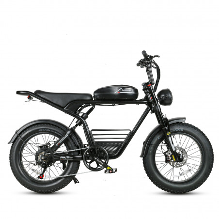 SAMEBIKE M20 BLACK 1000W-1200W Ηλεκτρικό ποδήλατο ΣΤΗΝ ΚΡΗΤΗ