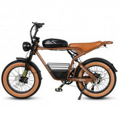 SAMEBIKE M20 Brown 1000W-1200W Electric Bike IN CRETE