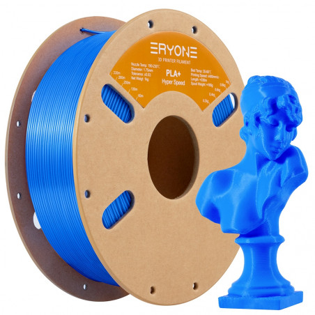 PLA+ haute vitesse ERYONE 1.75 mm 3D Filament d'impression 1kg Bleu