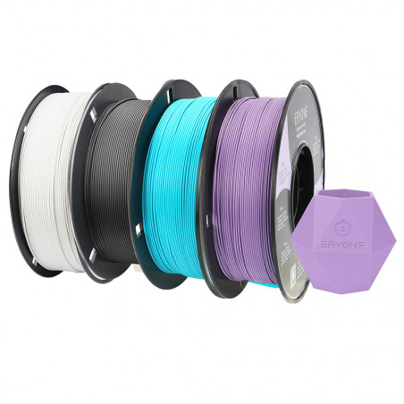 4 kg ERYONE Mattes PLA-Filament Weiß Schwarz Aqua Blau Lila Lila