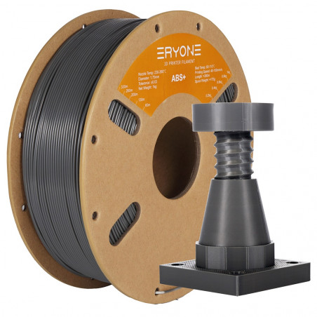 ERYONE 1.75 mm ABS+ 3D Druckfilament 1kg Grau