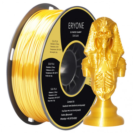 Filament PLA Soie ERYONE pour 3D Imprimante 1.75 mm