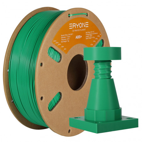 ERYONE 1.75mm ABS+ 3D Printing Filament 1kg Green