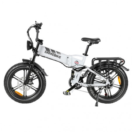 Rower elektryczny SAMEBIKE RS-A02 1200W 48V17AH - biały 