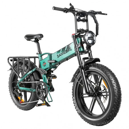 SAMEBIKE RS-A02 1200W 48V17AH Electric Bike - Green 