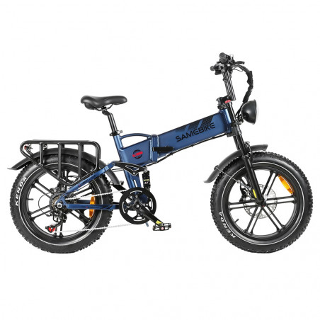 SAMEBIKE RS-A02 1200W 48V17AH Electric Bike - Blue 