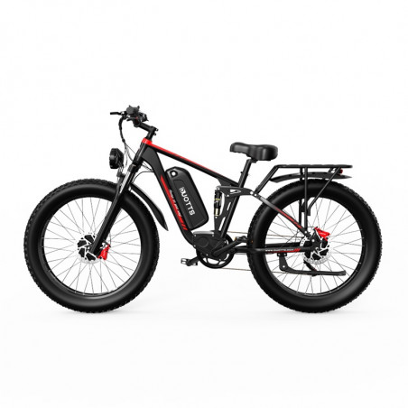 Bicicletta elettrica DUOTTS S26 COMPLETAMENTE AGGIORNATA 26 pollici 50 km/h 48 V 20 Ah 750 W Doppio motore