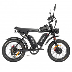 Bicicleta eléctrica Ridstar Q20 Pro 2000W Motor 55 km/h Velocidad 52V 20Ah Batería dual