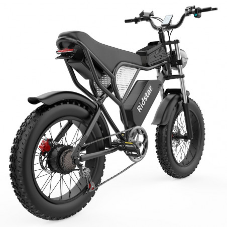 Bicicleta elétrica Ridstar Q20 20 polegadas 1000W Motor 48V 20Ah 48km/h Velocidade