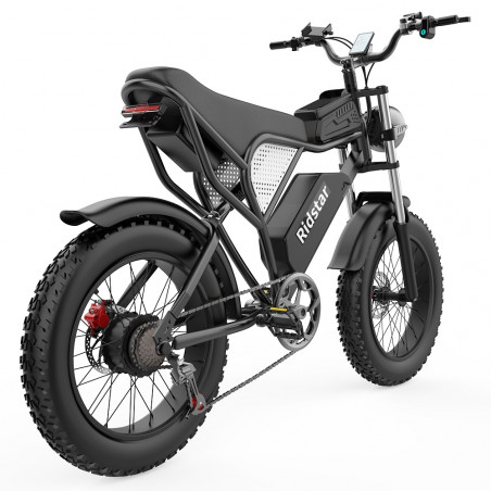 Ridstar Q20 Elektrische fiets 20 inch 1000W Motor 48V 20Ah 48km/h Snelheid