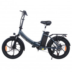 Bicicleta Elétrica OT16 20 Polegadas 48V 15Ah 25km/h Velocidade 350W Motor - Cinza