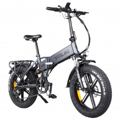 Bicicleta Elétrica Vitilan V3 750W - Cinza