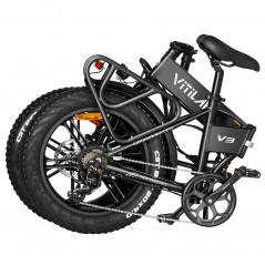 Bici elettrica con motore Vitilan V3 750W - Nera