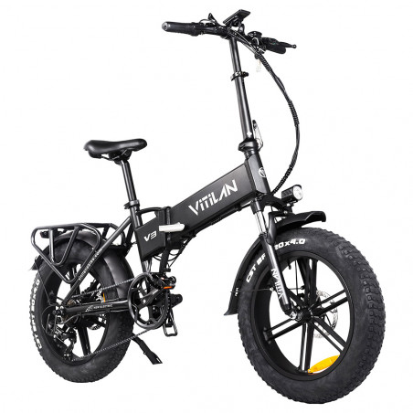 Vitilan V3 750W Motor Electric Bike - Μαύρο