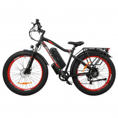 BAOLUJIE DP2619 Bicicleta eléctrica 48V 750W Motor 13Ah 45km / h Velocidad - Negro