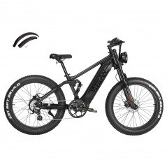 Vitilan T7 hegyi elektromos kerékpár - fekete