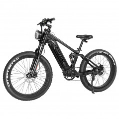 Vitilan T7 elektrische mountainbike - zwart