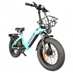 Bicicleta eléctrica BAOLUJIE DP2003 48V 500W Motor 12Ah 45km / h Velocidad - Azul
