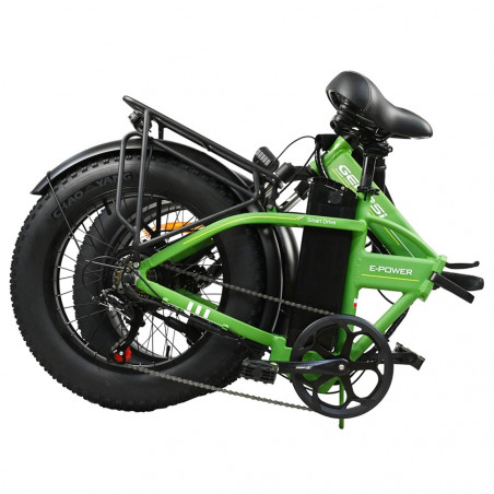 BAOLUJIE DZ2001 Electric Bike 750W Motor 48V 12Ah 45km/h Speed - Green