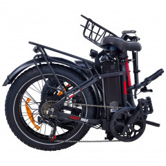 BAOLUJIE DZ2030 Bicicleta eléctrica 500W Motor 48V 13AH 40km / h Velocidad - Negro