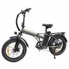 BAOLUJIE DZ2031 Elektrische fiets 40 km/u Snelheid 48V 13AH 500W Motor- Grijs