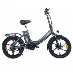 Bicicleta elétrica ONESPORT OT16 20 polegadas 48V 15Ah 25km/h 350W Motor - Cinza