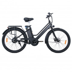 OT18 elektromos kerékpár 26 hüvelykes 350 W-os motor 25 km/h Sebesség 36 V 14.4 Ah - Fekete