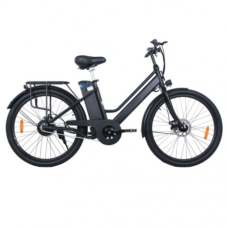 Bici elettrica OT18 Motore da 26 pollici 350 W Velocità 25 km/h 36 V 14.4 Ah - Nero