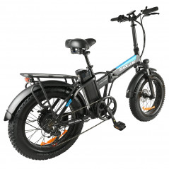 BAOLUJIE DZ2001 elektrische fiets 750W motor 48V 12Ah 45km/h snelheid - zwart