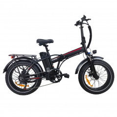 BAOLUJIE DZ2031 Elektrische fiets 40 km/u Snelheid 48V 13AH 500W Motor- Zwart