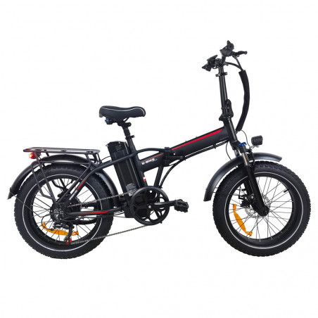 BAOLUJIE DZ2031 Bici elettrica Velocità 40 km / h Motore 48 V 13 Ah 500 W - Nero