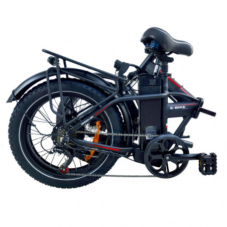 BAOLUJIE DZ2031 Elektrofahrrad 40 km/h Geschwindigkeit 48V 13AH 500W Motor - Schwarz