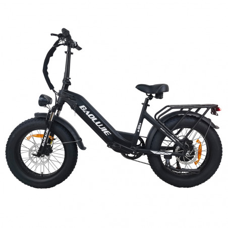 BAOLUJIE DP2003 Bici elettrica 48V 500W Motore 12Ah Velocità 45 km/h - Nero