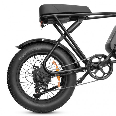 Bici elettrica Q8 Motore da 20 pollici 1000 W Batteria 48 V 17.5 Ah Velocità 55 km/h