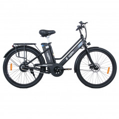 ONESPORT OT18 elektrische fiets 26 inch 350 W motor 25 km/u 36 V 14.4 Ah - zwart