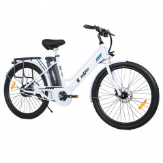 ONESPORT OT18 elektromos kerékpár 26in 350W motor 25km/h 36V 14.4Ah - Fehér