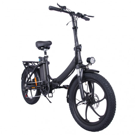 Bici elettrica OT16 Motore da 20 pollici 48V 15Ah 25 km/h Velocità 350W - Nero