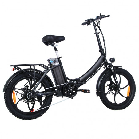 Bici elettrica OT16 Motore da 20 pollici 48V 15Ah 25 km/h Velocità 350W - Nero